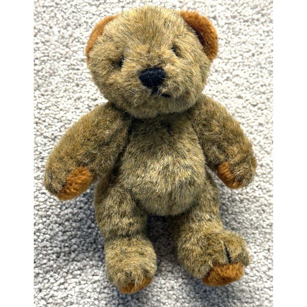 Vintage‎ 1983 Gund Collector Classics Brown Two Tone Teddy Bear Plush Toy 7 inch